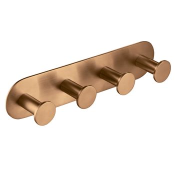 Вешалка-4 крючка Timo Saona 13015/19 розовое золото — фото 1, Крючки для полотенец