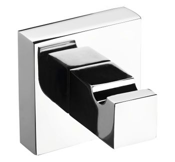 Крючок для ванной Webert Wolo WO500401015, хром — фото 1, Крючки для полотенец