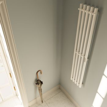 Полотенцесушитель электрический INARO ПРОФИЛЬНЫЙ 1500х240 правый, скр.монтаж, СНШ, белый матовый(RAL 9016), (Ferrum, 8 крючков), Маргроид Inaro-15024-1081-9016R — фото 3, Электрические полотенцесушители