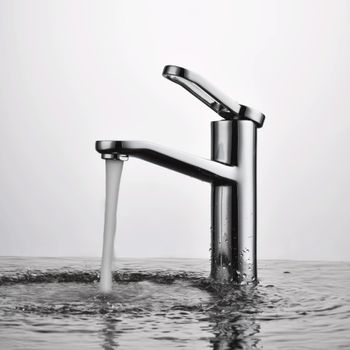 Смеситель для раковины D&K Venice DA1062141, хром — фото 1, Смесители для раковины