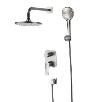 Bronx Смеситель для душа, без излива встраивамемый лейка,р/ОД, графит, LM, LM3729GM — фото 1, Лейки для душа