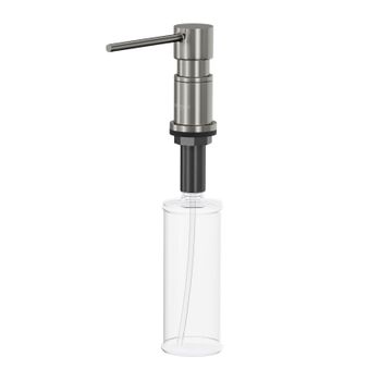 Кухонная мойка Reflexion Iseo RX2265BL оружейная сталь — фото 430, Кухонные мойки