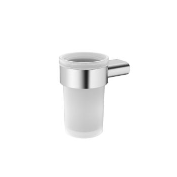 Стакан для зубных щеток IDDIS Petite нержавеющая сталь, хром матовый (PETSSSGi45) — фото 2, Аксессуары для ванной