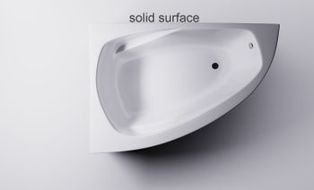 Ванна ТИОРА левая, SOLID 1545х1050 01010084 — фото 1, Ванны