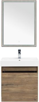 Мебель для ванной Aquanet Nova Lite 60 дуб рустикальный (1 ящик) 00254215 — фото 8, Комплекты мебели для ванной