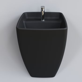 Раковина Ambassador Benefit 206T20201 (475*485*725) ЧЕРНАЯ МАТОВАЯ — фото 5, Раковины