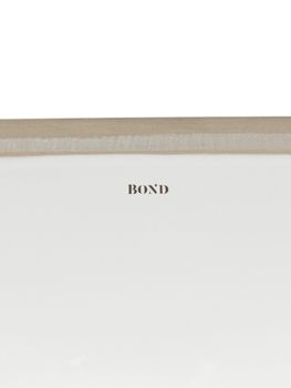 BOND S96-530 Раковина встраиваемая под столешницу 53х37,5х20см прямоугольная белая с переливом — фото 6, Раковины встраиваемые сверху