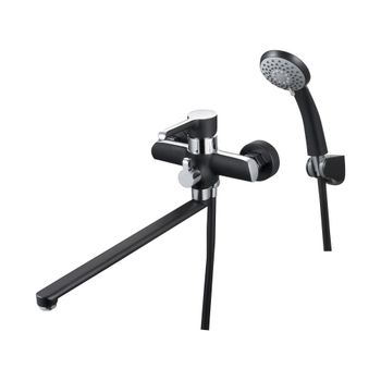 Смеситель для ванны G.Lauf ZOK7-A036YB, хром/черный — фото 1, Смеситель для ванны