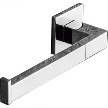 Держатель туалетной бумаги COLOMBO DESIGN BASICQ B3708SX без крышки Левый цвет хром — фото 2, Держатели туалетной бумаги