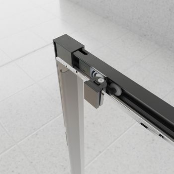 Душевой угол Veconi Evo 100SP GR 1500х1000x1950, графит брашинг, тонированное стекло E1-SP-GR-150100-12-C9 — фото 2, Душевые уголки