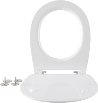 Крышка-сиденье для унитаза Allen Brau Fantasy Smartfix, Soft-Close 4.11005.20 белый глянец — фото 2, Сиденья для унитаза