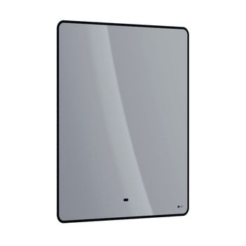 Зеркало Lemark MIOBLACK 70х80 см с интерьерной подсветкой, с подогревом LM70ZM-black — фото 6, Зеркала в ванную комнату