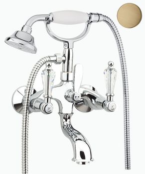 Смеситель для ванны Fiore GIOIELLI (SWAROVSKI®) 08ZZ0600, бронза — фото 1, Смеситель для ванны