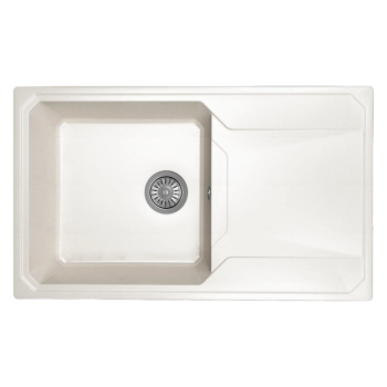 Мойка "Кардинал" 840, белый СМс 29.030.D0840.401 — фото 1, Кухонные мойки