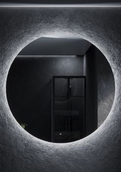 Зеркало для ванной комнаты SANCOS Sfera D1200 c фоновой подсветкой, арт. SF1200 — фото 2, Зеркала в ванную комнату