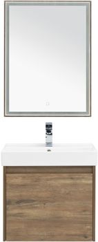 Мебель для ванной Aquanet Nova Lite 60 дуб рустикальный (1 ящик) 00254215 — фото 9, Комплекты мебели для ванной