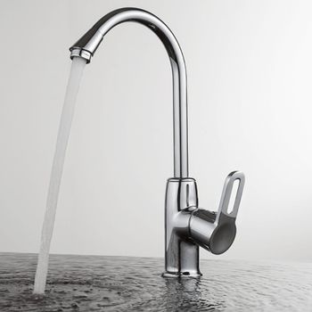 Смеситель для кухни D&K Rhein DA1352401, хром — фото 1, Смесители для кухни