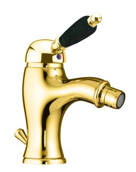 Смеситель для биде Fiore IMPERIAL BLACK 89OO5321, золото — фото 1, Смесители для биде