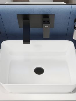 BOND BV0388 Черный донный клапан универсальный для раковины — фото 14, Донные клапаны