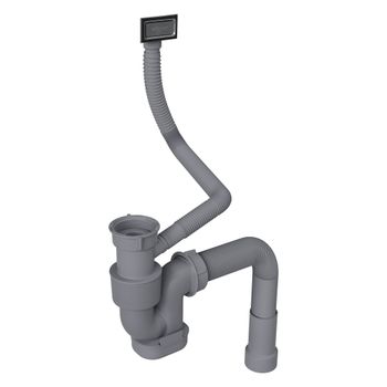 Кухонная мойка Reflexion Iseo RX2265BL оружейная сталь — фото 368, Кухонные мойки