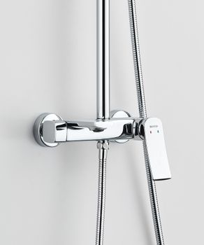 BOND B08-9100 Душевая система с тропическим душем и смесителем с изливом — фото 21, Душевые системы