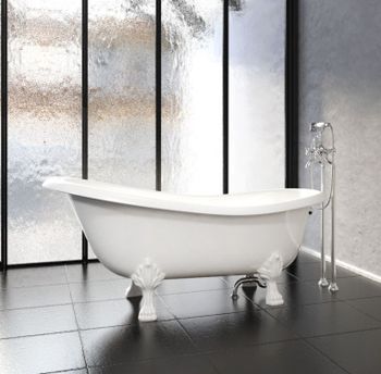 Ванна РОКСБУРГ пустая, литой мрамор 1700х790 01010032 — фото 1, Ванны