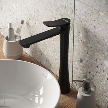 Товар: Смеситель для раковины высокий Grossman Advans 520.K35.09.210 черный матовый,1 место - фото 3 Смеситель для раковины высокий Grossman Advans 520.K35.09.210 черный матовый,1 место — фото 3, Смесители для раковины