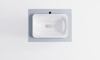 Товар: Тумба Классик 70см 1ящ NCS S 3005-R80B мат., раковина Ретро бел глянц, столешница Solid в цвете 4631177715433 - фото 5 Тумба Классик 70см 1ящ NCS S 3005-R80B мат., раковина Ретро бел глянц, столешница Solid в цвете 4631177715433 — фото 5, Тумбы с раковиной