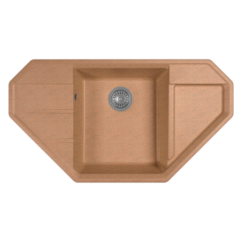 Мойка "Крона" 910, терракота СМс 29.040.D0910.406 — фото 1, Кухонные мойки
