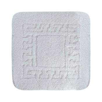 COMPLEMENTI Коврик (17) д/ванной комнаты 60х60 см. белый, узор 5 22955 — фото 1, Коврики для ванной комнаты
