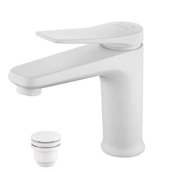 BRONX Смеситель LM3706MW для раковины монолитный, LM, LM3706MW — фото 1, Смесители для раковины