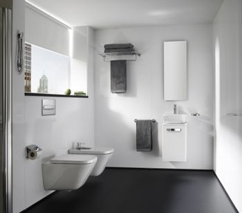 Gap Чаша подвесная 540, Rimless ROCA 734647L000 — фото 12, Подвесные унитазы