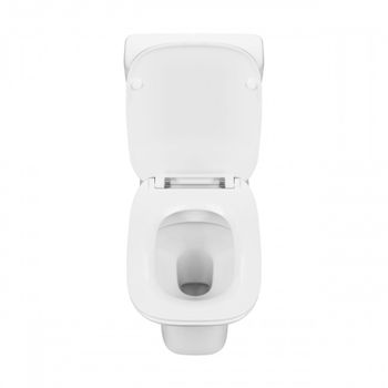 DEBBA Чаша унитаза с горизонтальным выпуском, установочный комплект, белая. (RU). ROCA 734299700Y — фото 7, Напольные унитазы