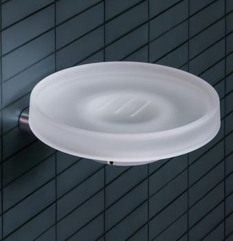 Мыльница COLOMBO DESIGN MINI B4001 подвесная цвет хром — фото 2, Мыльницы