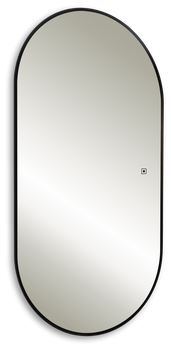 AQM9109B 550x1050 Зеркало с подсветкой и подогревом, универсальный монтаж — фото 3, Зеркала в ванную комнату