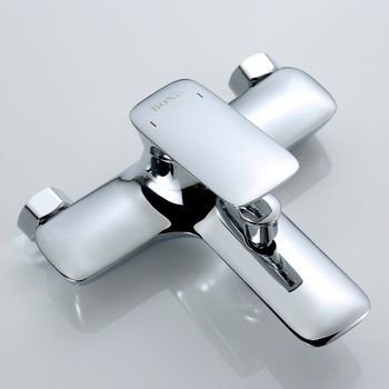 BOND Cube B06-9500 Душевая система с тропическим душем и смесителем с изливом — фото 14, Душевые системы