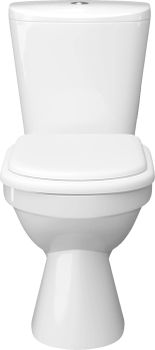 Унитаз-компакт КЕРАМИН ЛАГО МС Б-1 однорежимный, сиденье полипропилен CDB00028974 (4810531150350) — фото 2, Напольные унитазы