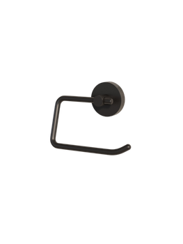 Держатель для туалетной бумаги без крышки, черный матовый, сплав металлов, Sena, IDDIS, SENSB00i43 — фото 1, Аксессуары для ванной