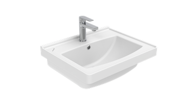 CREAVIT Раковина TF155 мебельная (45*55 см) TF155-00CB00E-0000 — фото 1, Раковины накладные