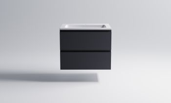 Товар: Нижний шкаф Альфа 70 с 2 ящиками темно-серый (RAL7024 матовый) + Раковина "Альфа 70" 03060004ral7024+04010006 - фото 2 Нижний шкаф Альфа 70 с 2 ящиками темно-серый (RAL7024 матовый) + Раковина "Альфа 70" 03060004ral7024+04010006 — фото 2, Тумбы с раковиной