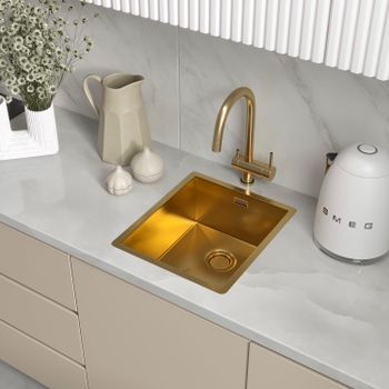 Кухонная мойка Reflexion Iseo RX2265BL оружейная сталь — фото 66, Кухонные мойки