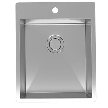 Кухонная мойка Reflexion Iseo RX2265BL оружейная сталь — фото 223, Кухонные мойки