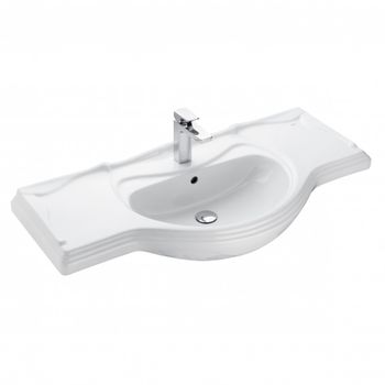 AMERICA Мебельная раковина 105, белая, ROCA 7327205000 — фото 1, Раковины встраиваемые сверху
