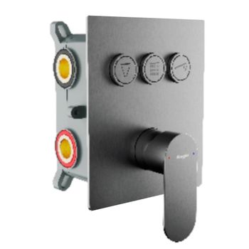 Смеситель для душа Raglo R50.273.09, графит — фото 1, Смеситель для душа