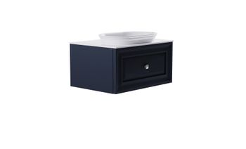 Товар: Тумба Шарм 80см 1ящ цв RAL7024 мат. с раковиной Шарм бел гл. и столешницей Solid бел гл. 4631177713422 - фото 3 Тумба Шарм 80см 1ящ цв RAL7024 мат. с раковиной Шарм бел гл. и столешницей Solid бел гл. 4631177713422 — фото 3, Тумбы с раковиной