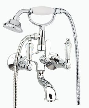 Смеситель для ванны Fiore GIOIELLI (SWAROVSKI®) 08CR0600, хром — фото 1, Смеситель для ванны