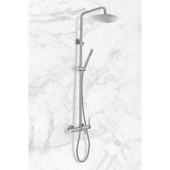 Стойка для душа Milacio Ultra ( MCU.151.SS ) нержавеющая сталь — фото 8, Душевые стойки