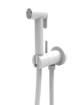 Гигиенический душ со смесителем Graffio Stella KSPAT101-07BIO, белый — фото 1, Гигиенические души