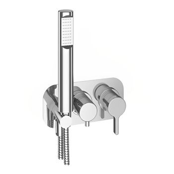 Смеситель для душа встраиваемый Webert Coral CO860512015, хром — фото 1, Смеситель для душа