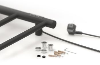 Товар: Полотенцесушитель электрический Стилье Формат 27 800х500 правый Матовый чёрный 31528-8050 - фото 3 Полотенцесушитель электрический Стилье Формат 27 800х500 правый Матовый чёрный 31528-8050 — фото 3, Электрические полотенцесушители